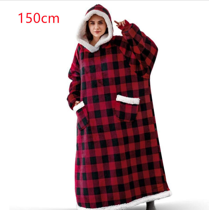 Hoodie deken oversized met zak, zacht en extra warm