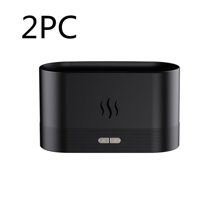 Aroma diffuser met vlameffect, ultrasone luchtbevochtiger
