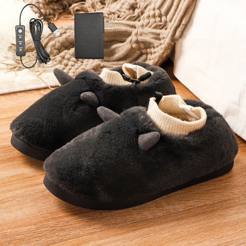 Verwarmde pantoffels op USB, super zacht fluweel