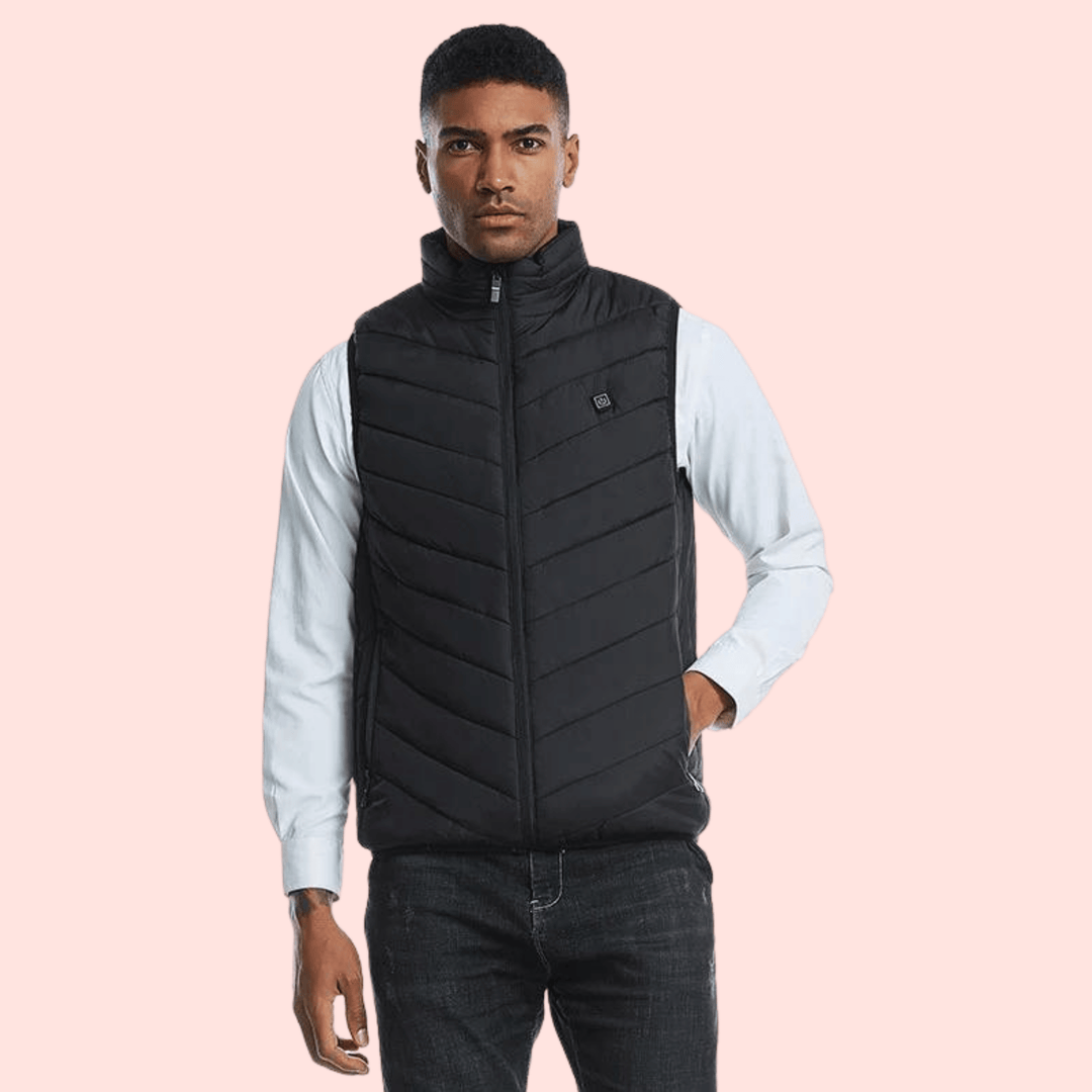 Warmteparadijs™ Lichte verwarmde bodywarmer die binnen 30 seconden warm is