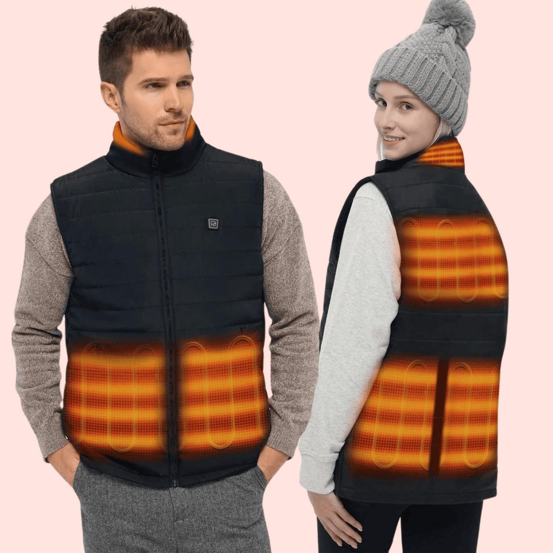 Warmteparadijs™ Lichte verwarmde bodywarmer die binnen 30 seconden warm is