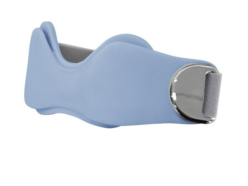 Zwarte patellaband onder de knie