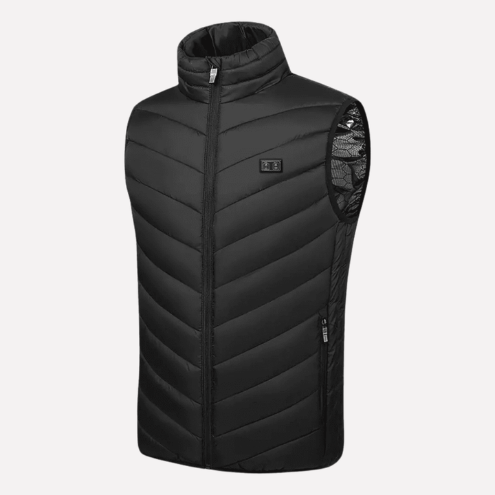 Warmteparadijs™ Verwarmde herenjas met afneembare capuchon en warmtezones