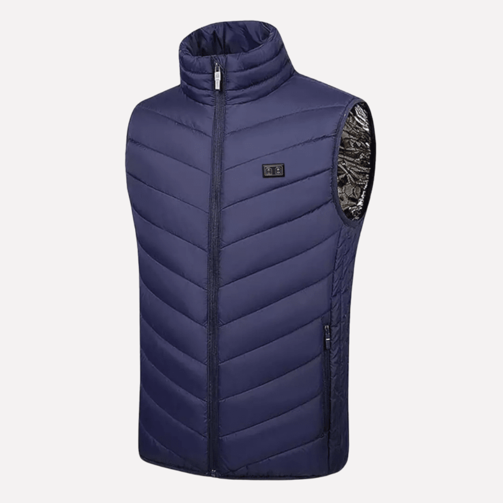 Warmteparadijs™ Verwarmde herenjas met afneembare capuchon en warmtezones