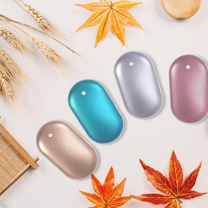 Warmteparadijs™ Oplaadbare handwarmer met powerbank van 5200 mAh