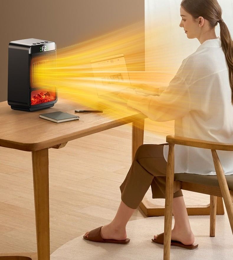 Elektrische kachel met 3D-vlameffect