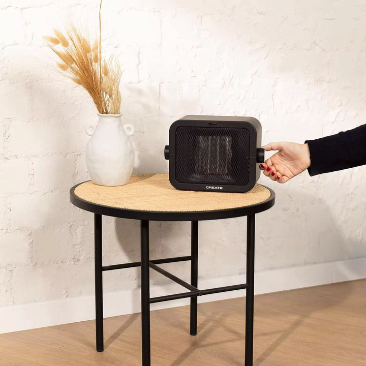 Warmteparadijs™ Keramische ventilatorkachel 1500W met oververhittingsbeveiliging