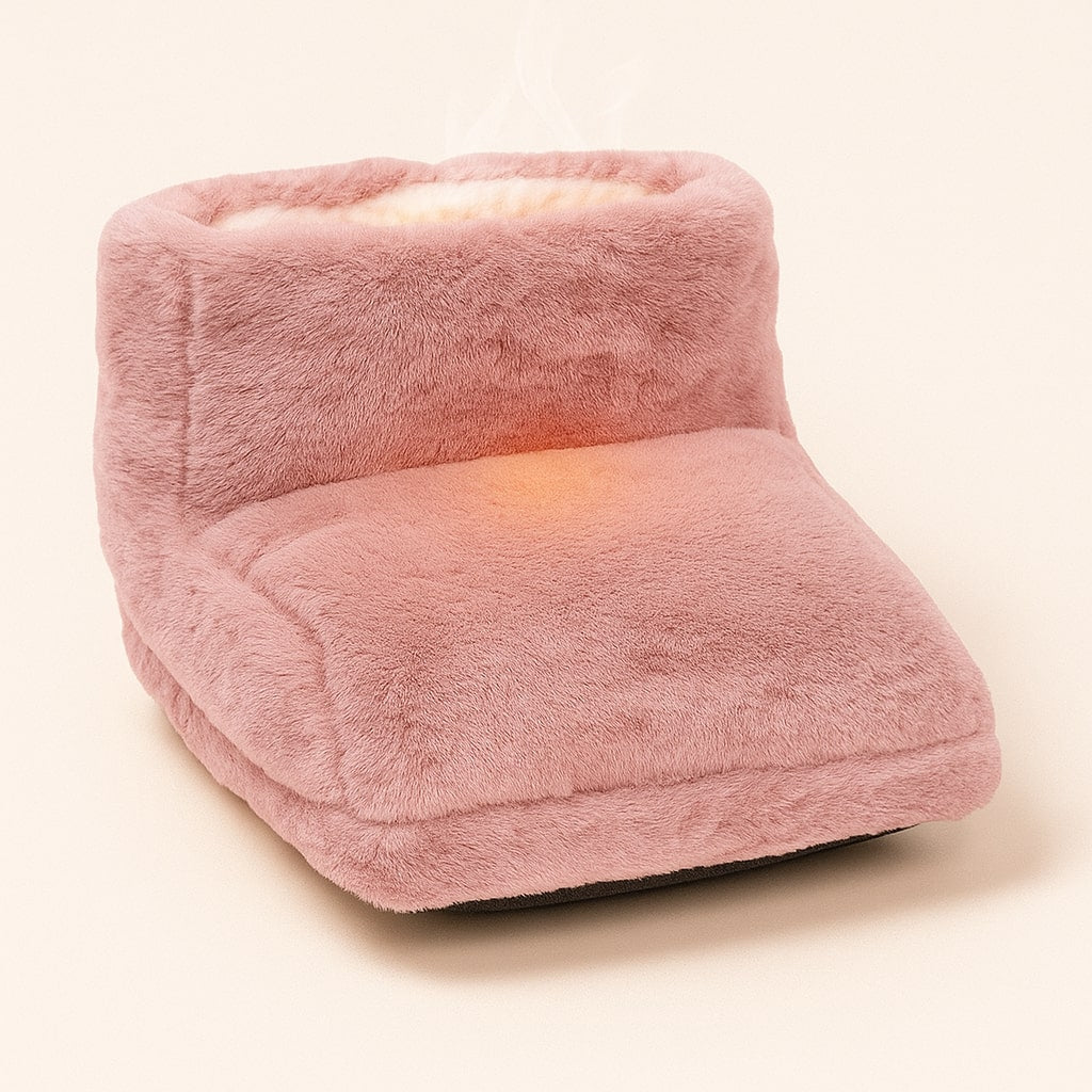 Warmteparadijs™ Elektrische voetenwarmer met USB en zacht fleece, 3 standen