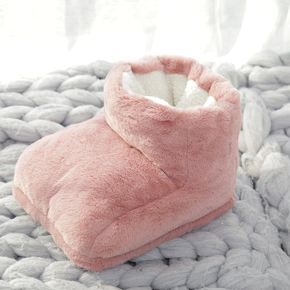 Warmteparadijs™ Elektrische voetenwarmer met USB en zacht fleece, 3 standen