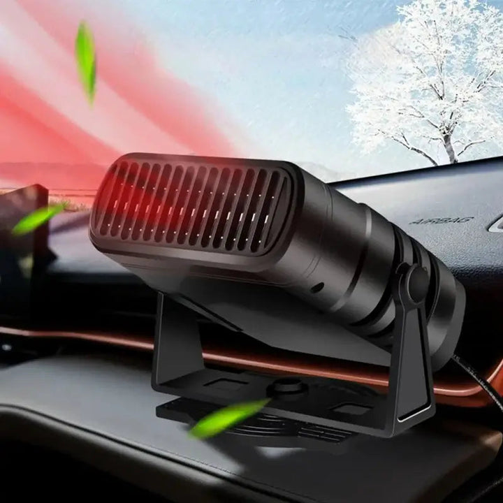 Warmteparadijs™ Draagbare 12V autokachel met koelfunctie en draaibare houder