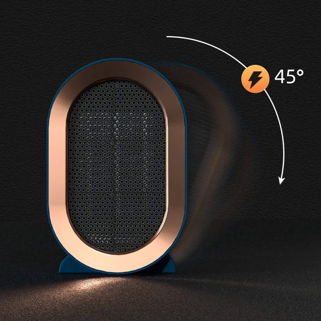 Warmteparadijs™ Keramische ventilatorkachel met twee standen, stil onder 36 dB