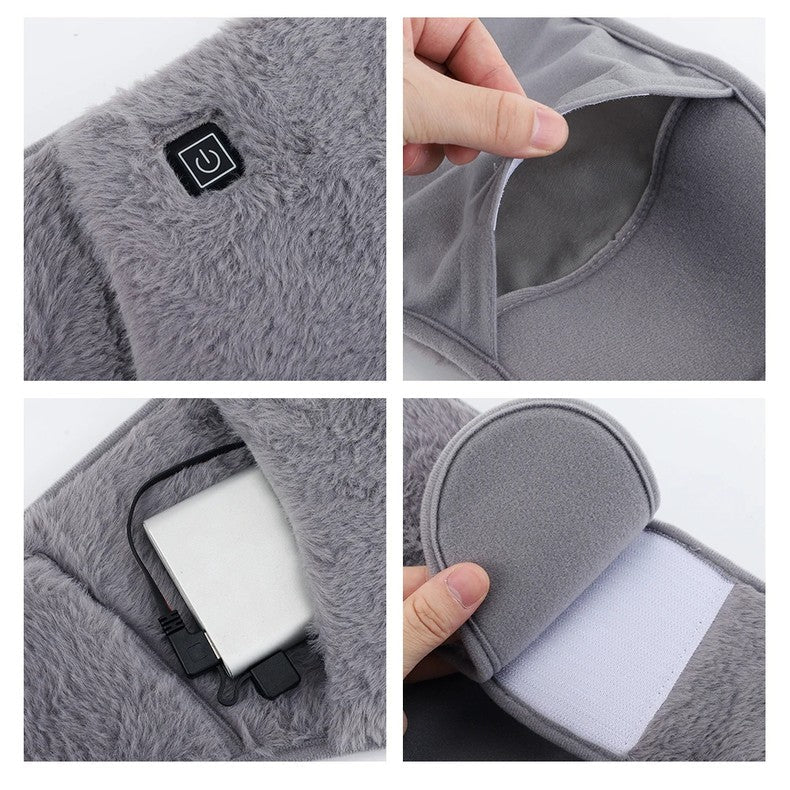 Warmteparadijs™ USB-warmteriem voor buik en handen met drie standen