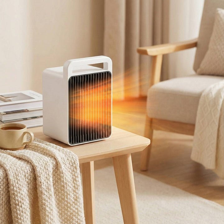 Warmteparadijs™ Kleine kachel 600 W, warm in 3 seconden, met handgreep