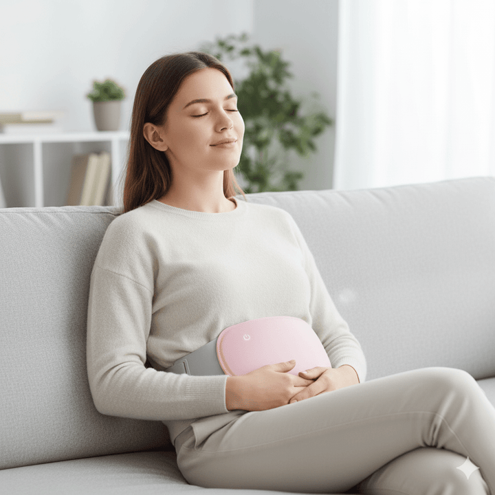 Warmteparadijs™ Oplaadbaar warmtekussen voor je buik met vibratie