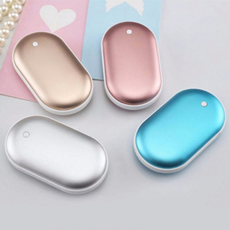 Warmteparadijs™ Oplaadbare handwarmer met powerbank van 5200 mAh