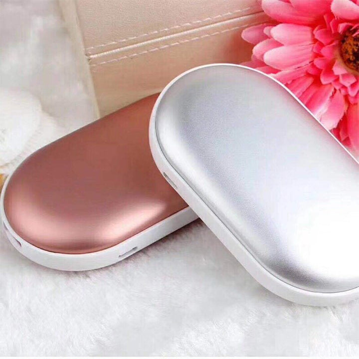 Warmteparadijs™ Oplaadbare handwarmer met powerbank van 5200 mAh