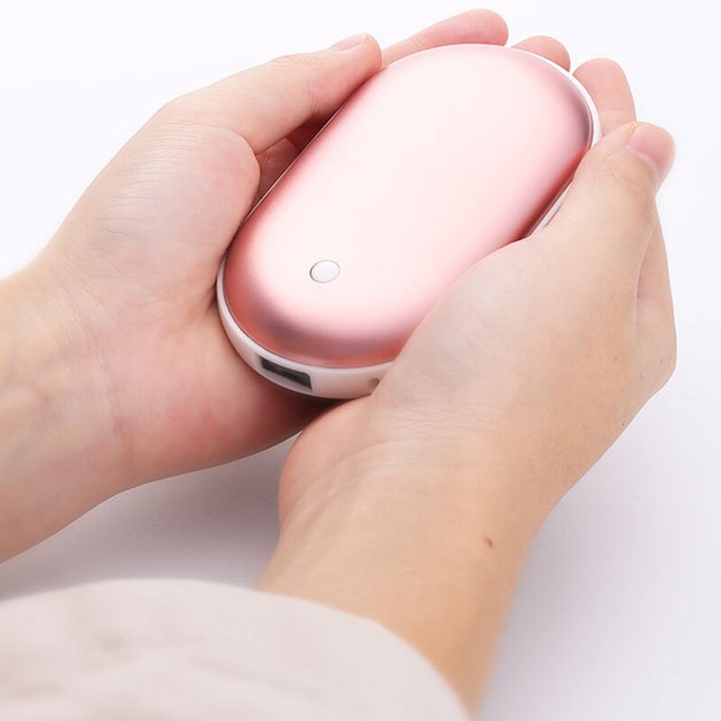 Warmteparadijs™ Oplaadbare handwarmer met powerbank van 5200 mAh