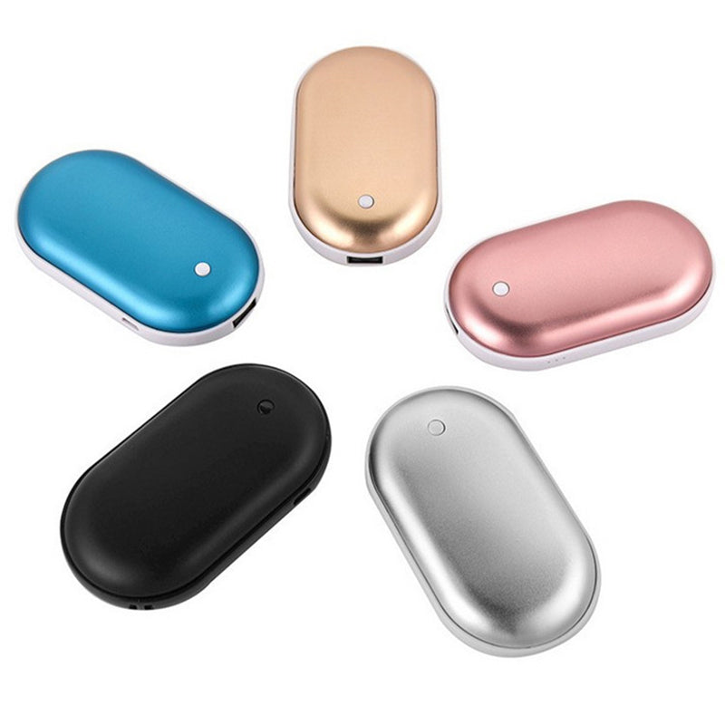 Warmteparadijs™ Oplaadbare handwarmer met powerbank van 5200 mAh