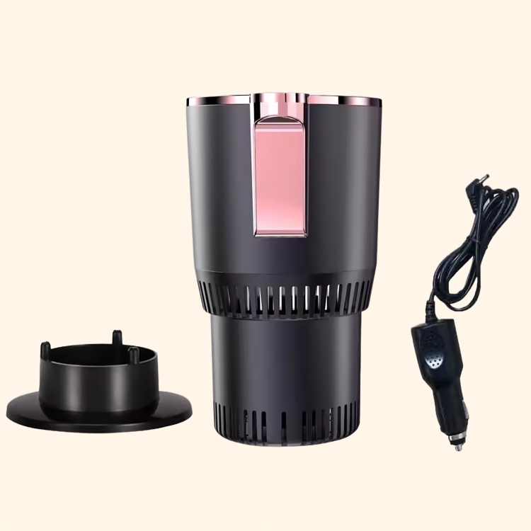 Warmteparadijs™ Bekerhouder die je drankje verwarmt én koelt met één druk op de knop