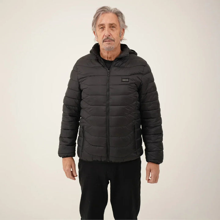 Warmteparadijs™ Verwarmde gewatteerde jas met warmte in mouwen en rug