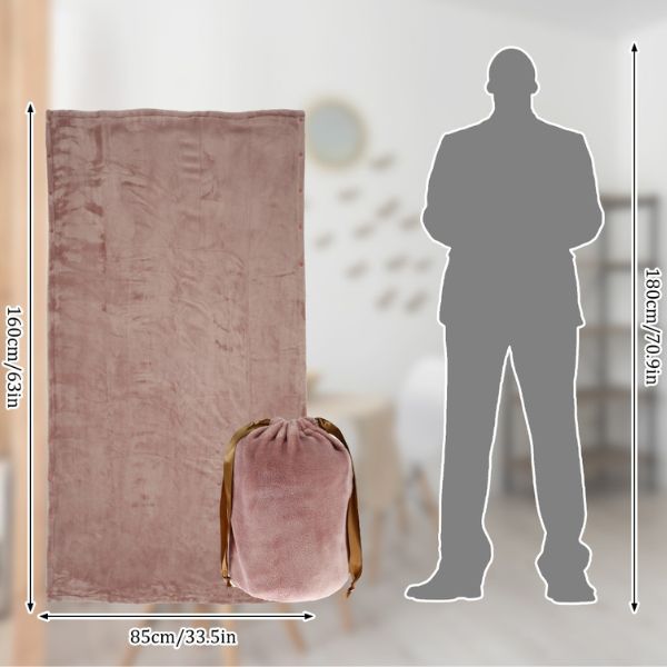 Warmteparadijs™ Grote USB-warmtedeken van zachte flanel voor twee