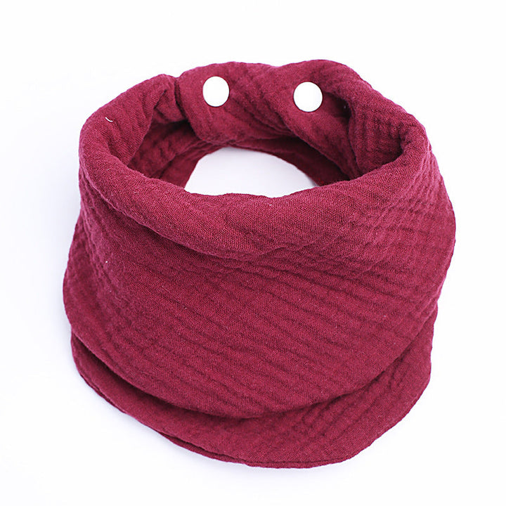 Warmteparadijs™ Zachte katoenen nekwarmer met drukknopen voor een goede pasvorm