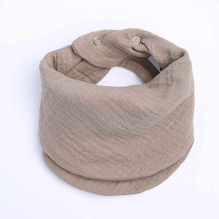 Warmteparadijs™ Zachte katoenen nekwarmer met drukknopen voor een goede pasvorm
