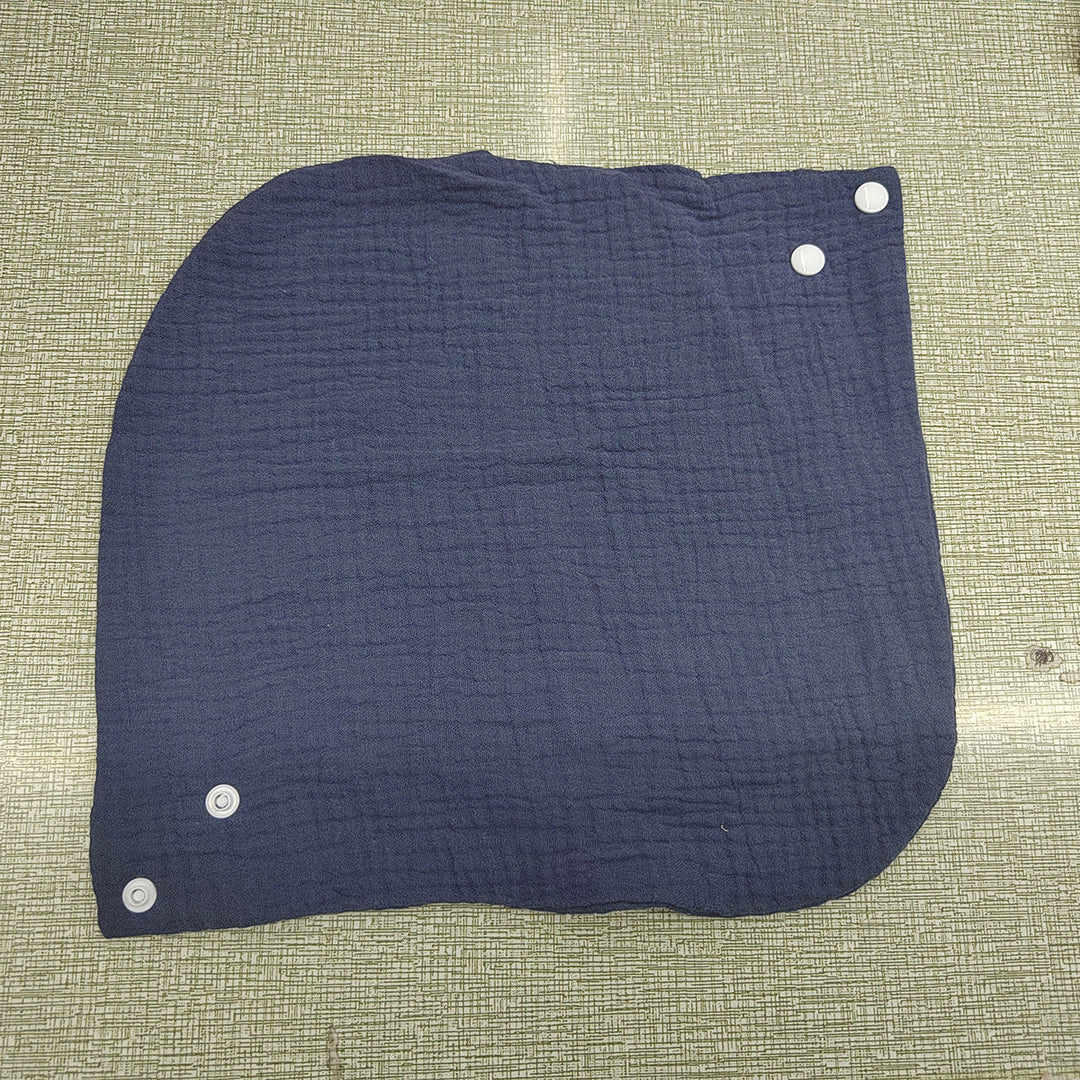Warmteparadijs™ Zachte katoenen nekwarmer met drukknopen voor een goede pasvorm