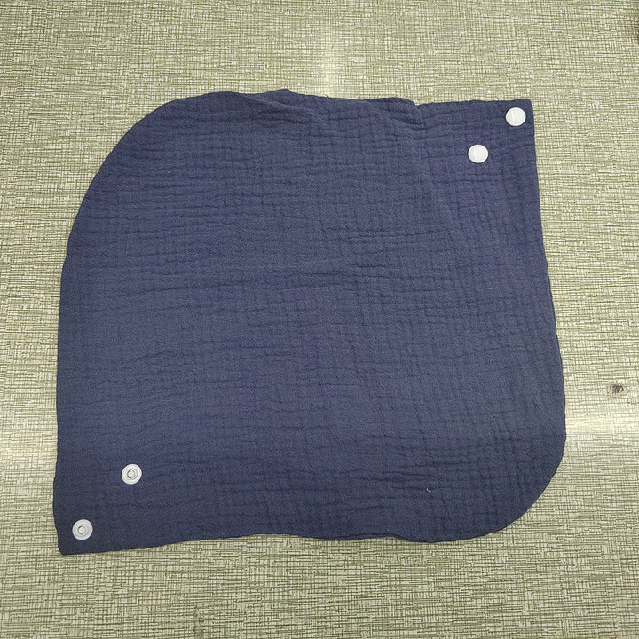 Warmteparadijs™ Zachte katoenen nekwarmer met drukknopen voor een goede pasvorm