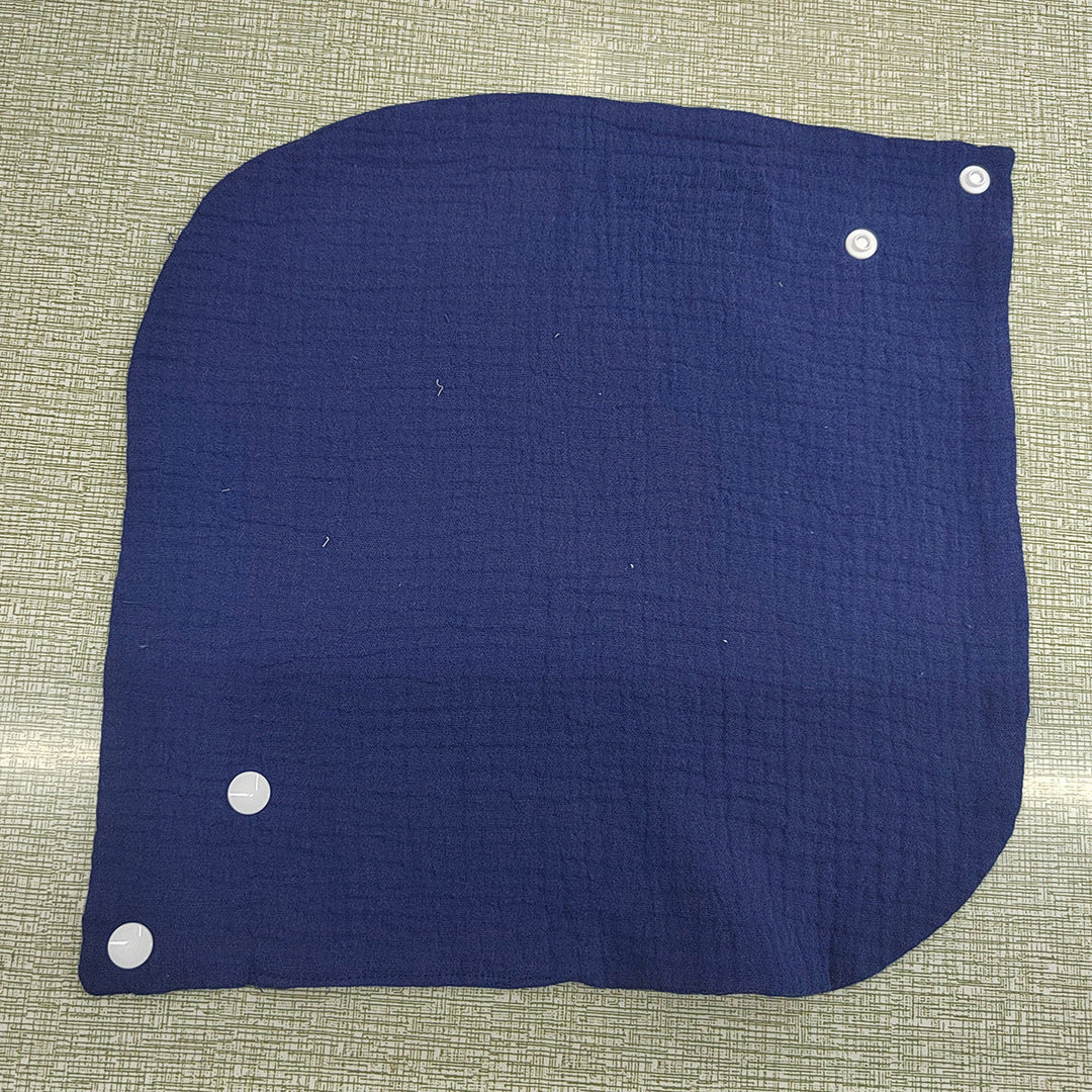 Warmteparadijs™ Zachte katoenen nekwarmer met drukknopen voor een goede pasvorm