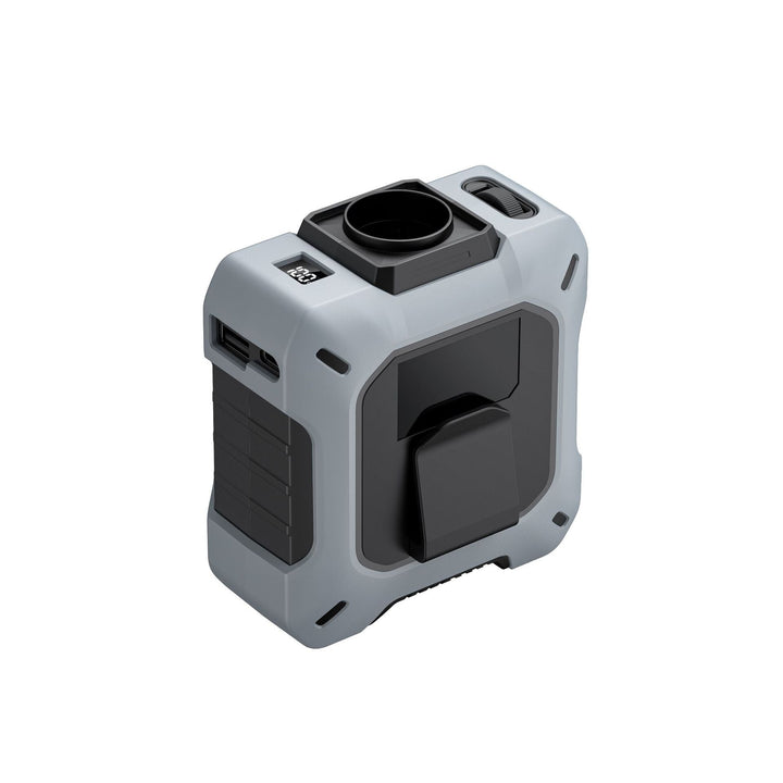 Warmteparadijs™ Draagbaar mini-kacheltje met lcd-scherm en stil