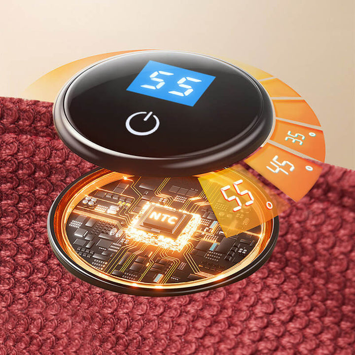 Warmteparadijs™ USB-warmteplaid van wafelfleece met drie standen