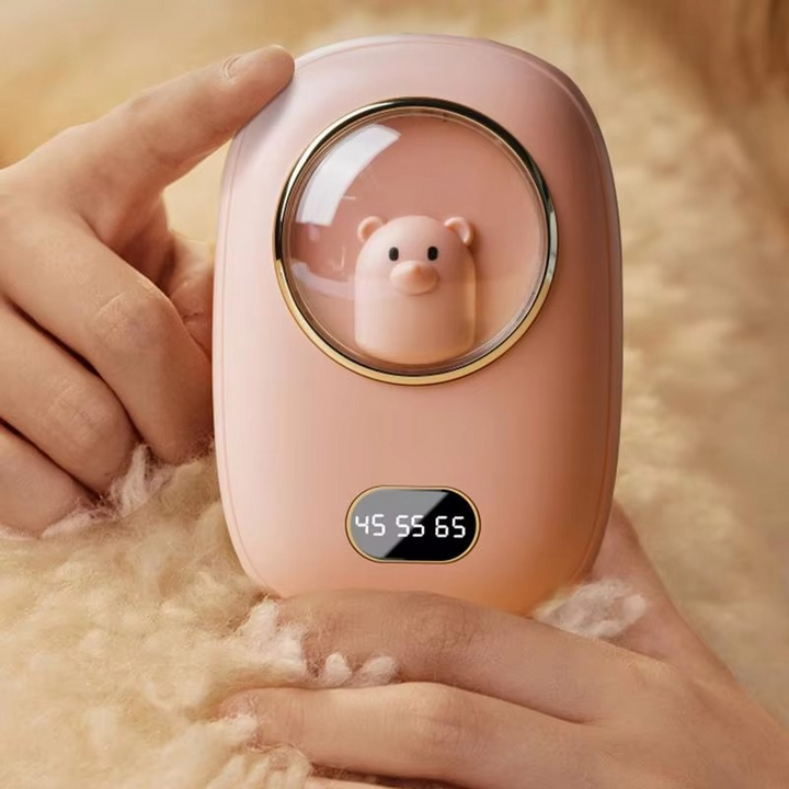 Warmteparadijs™ Oplaadbare handwarmer 10000 mAh met digitaal display