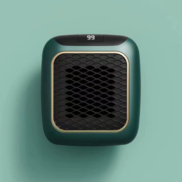 Warmteparadijs™ Mini wandventilatorkachel 800 W met led-display