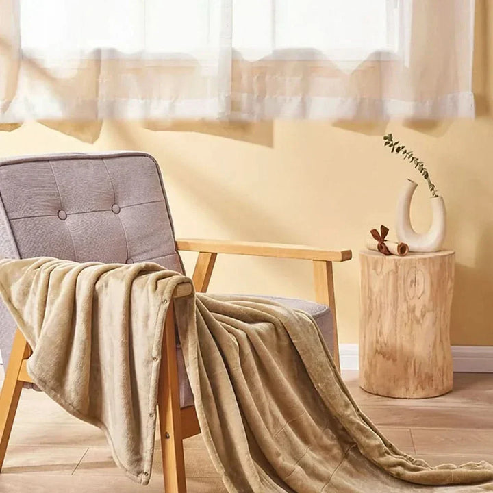 Warmteparadijs™ USB-verwarmde fleecedeken met drie warmtestanden
