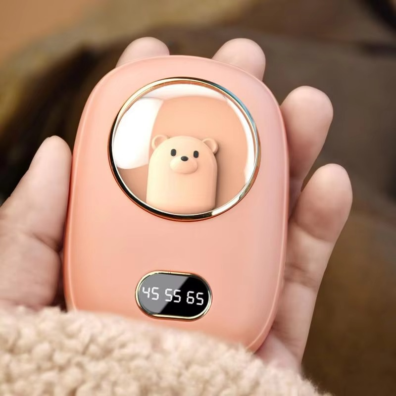 Warmteparadijs™ Oplaadbare handwarmer 10000 mAh met digitaal display