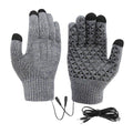Warmteparadijs™ USB-verwarmde gebreide handschoenen met antislipgrip
