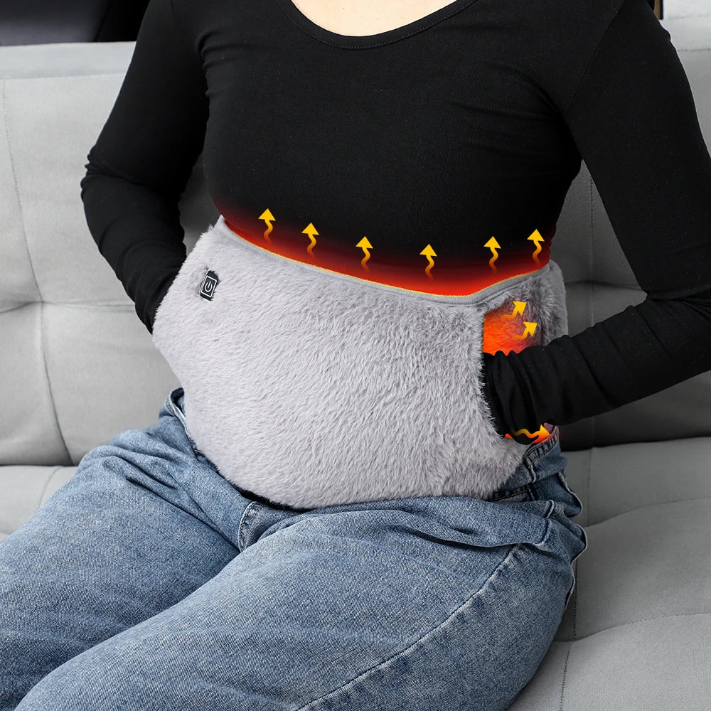 Warmteparadijs™ Verwarmde buikband en handwarmer 2-in-1 via USB