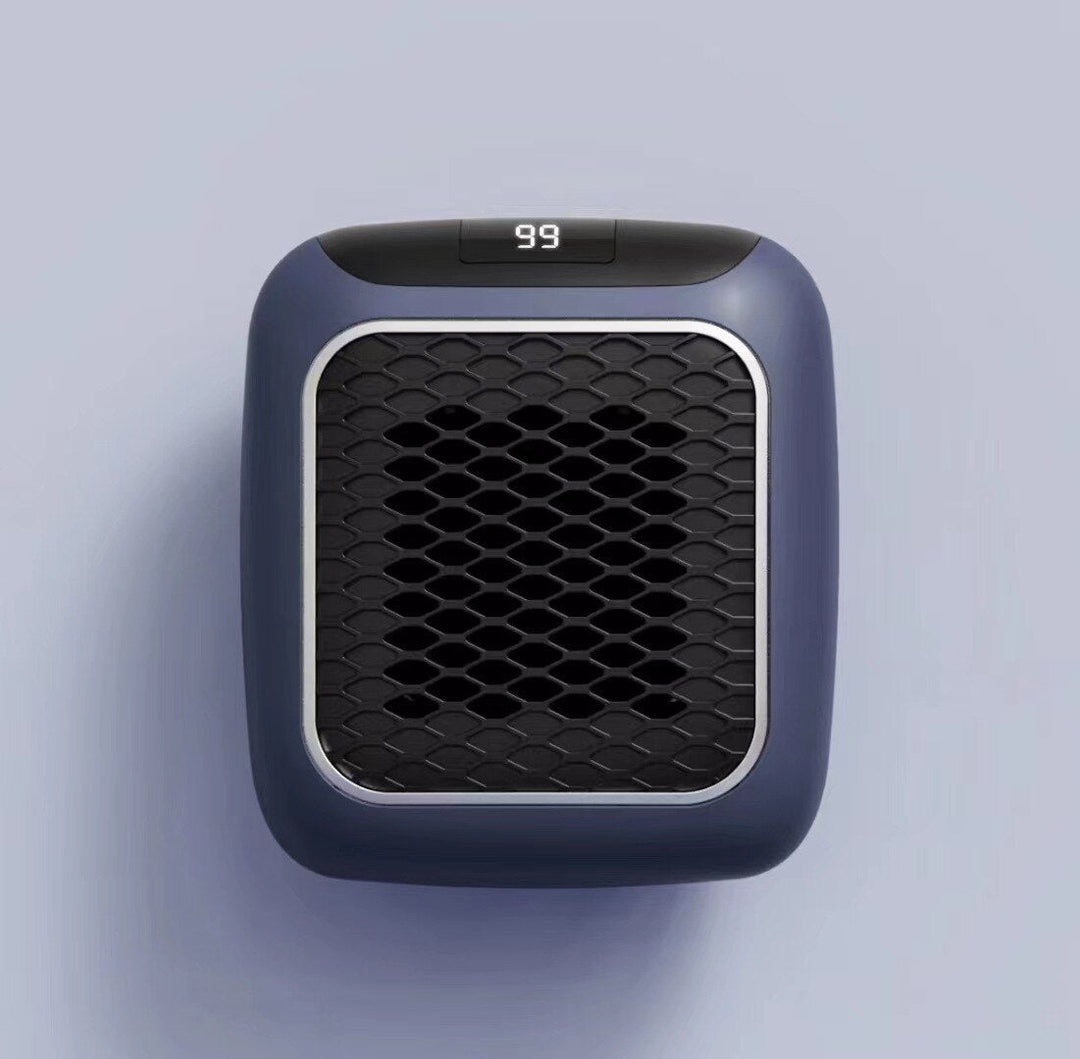 Warmteparadijs™ Mini wandventilatorkachel 800 W met led-display
