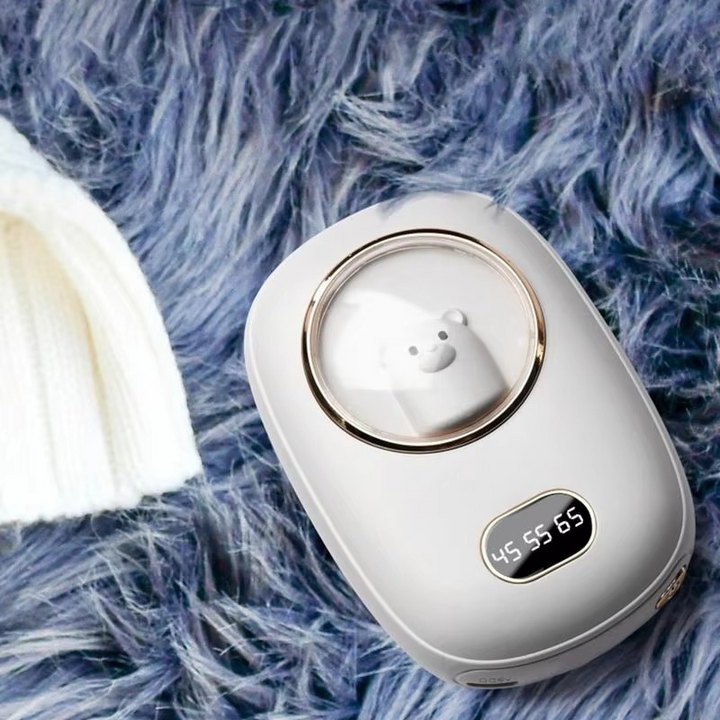 Warmteparadijs™ Oplaadbare handwarmer 10000 mAh met digitaal display