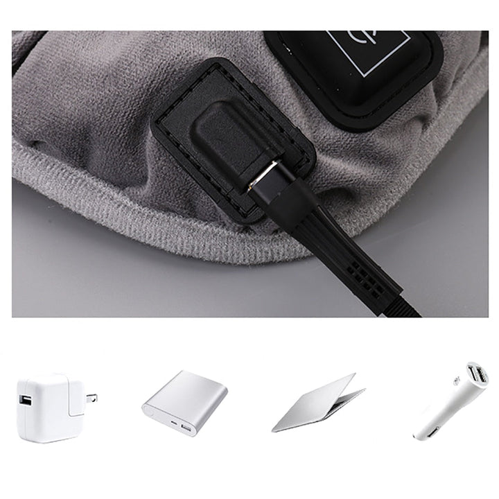 Warmteparadijs™ USB-C-verwarmd zitkussen met drie warmtestanden