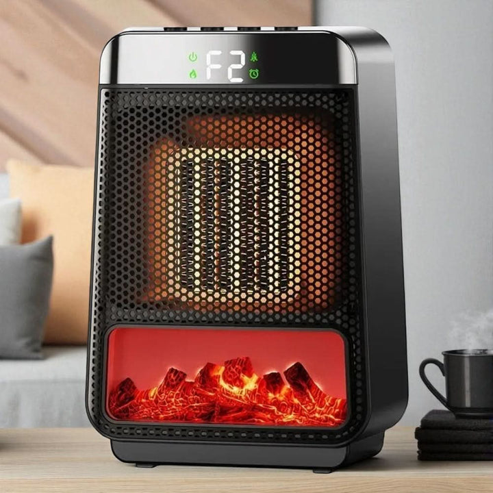 Warmteparadijs™ Compacte ventilatorkachel met instelbare temperatuur