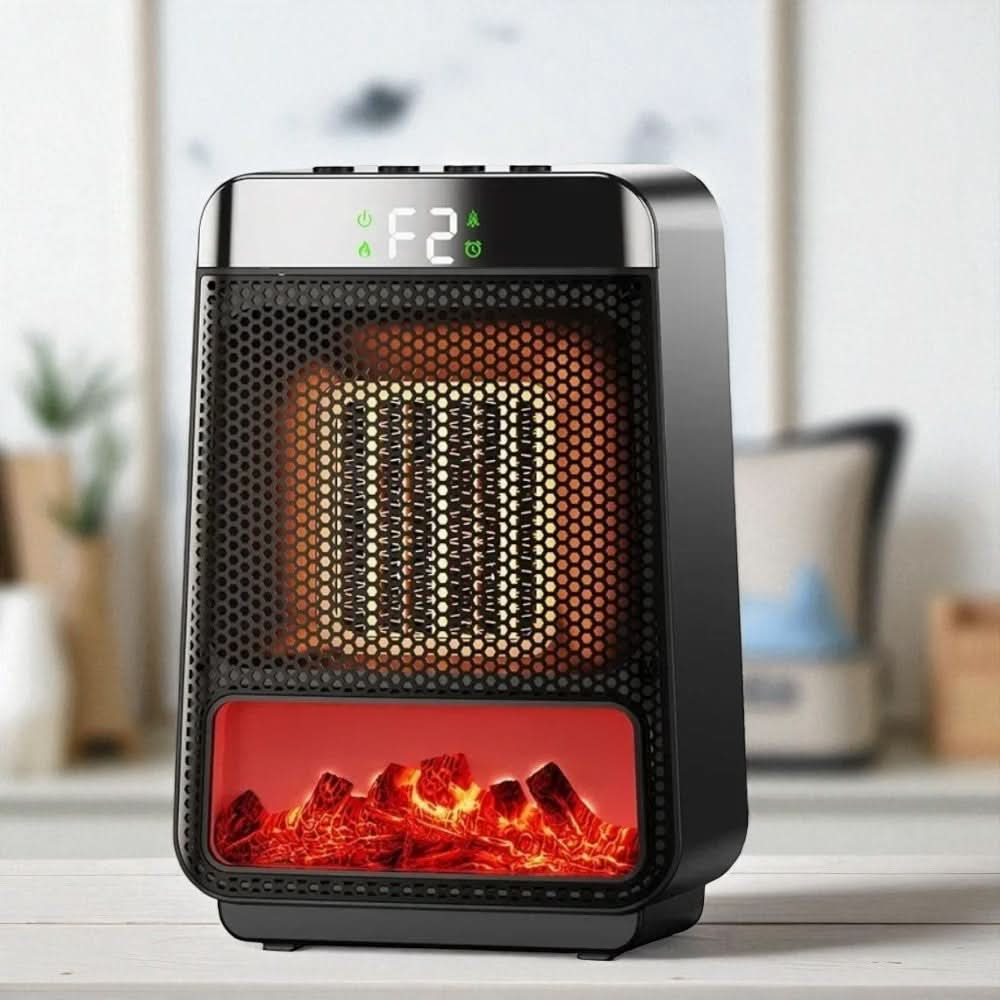 Warmteparadijs™ Compacte ventilatorkachel met instelbare temperatuur