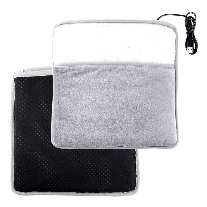 Warmteparadijs™ USB-voetenwarmer van zachte flanel met 40 °C warmte