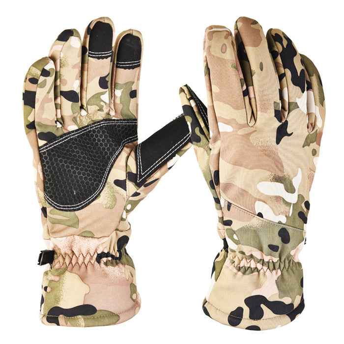 Warmteparadijs Softshell handschoenen met grip en touchscreen