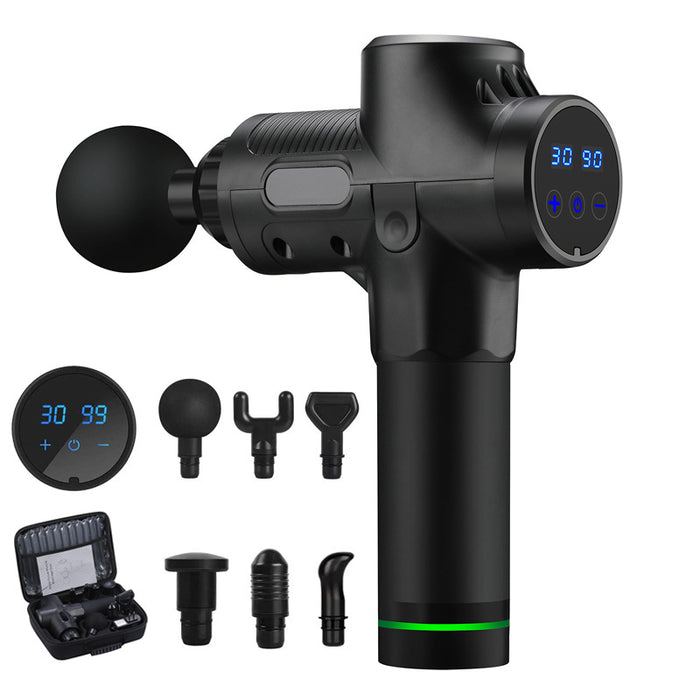 Warmteparadijs Massage gun met borstelloze motor en touchscreen