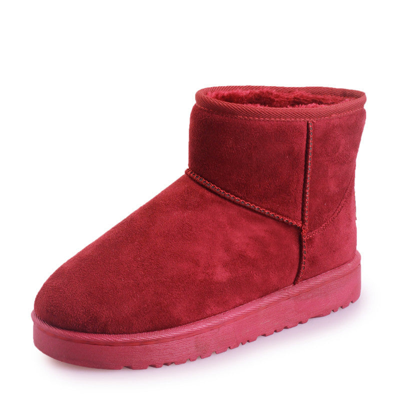 Snowboots dames met kunstbont, antislip en slijtvast in 11 kleuren