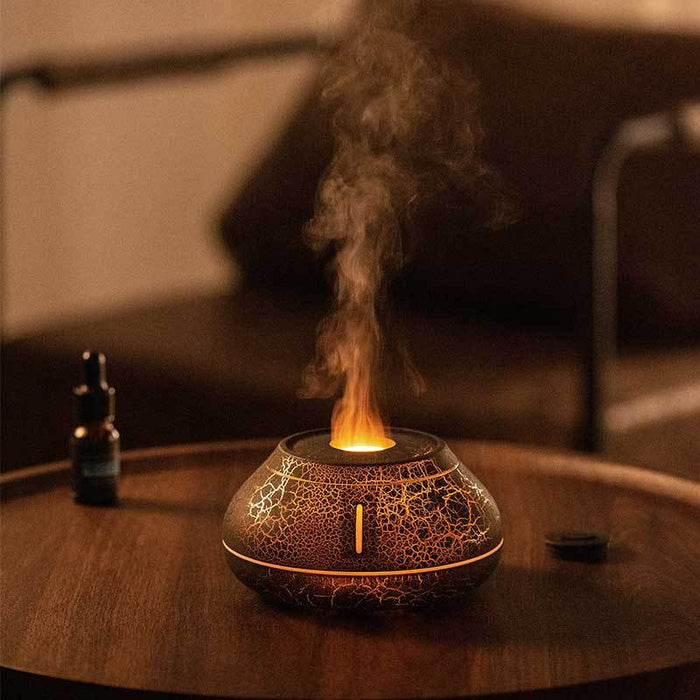 Warmteparadijs Vlam aroma diffuser met kleurlicht, 130 ml en 8 uur werking