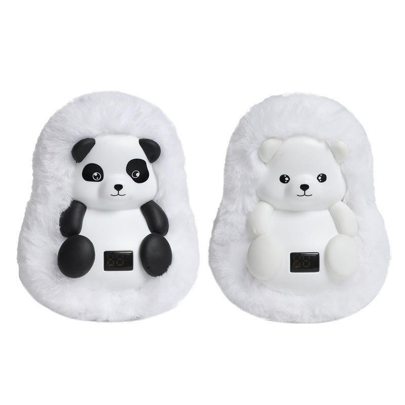 Warmteparadijs™ Oplaadbare pluche handwarmer als ijsbeer of panda