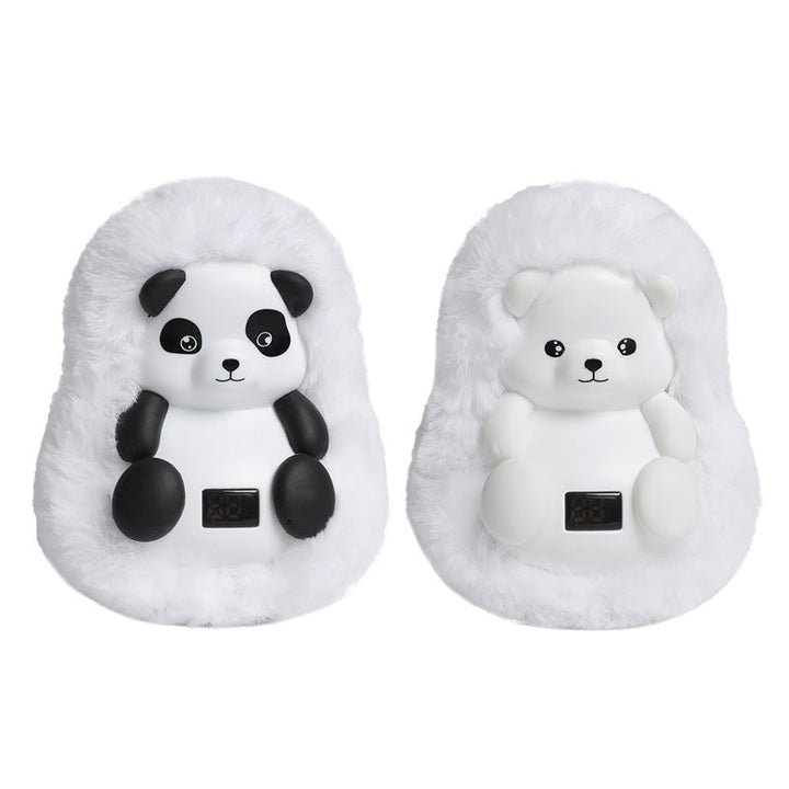 Warmteparadijs™ Oplaadbare pluche handwarmer als ijsbeer of panda